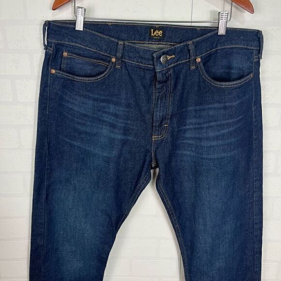 Lee Mens slim fit jeans size 38x32 Dark Wash - Picture 2 of 10